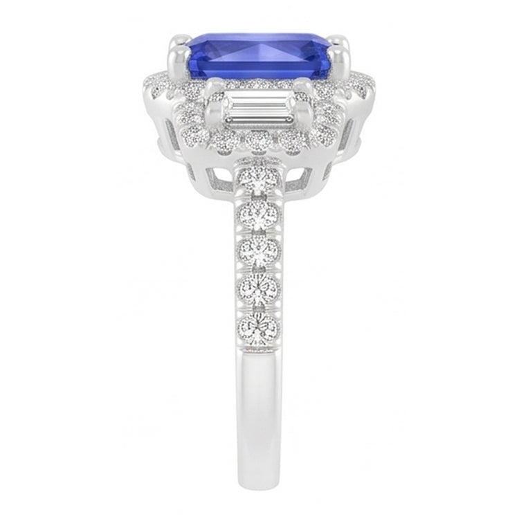Bague Saphir Naturel 3 Carats