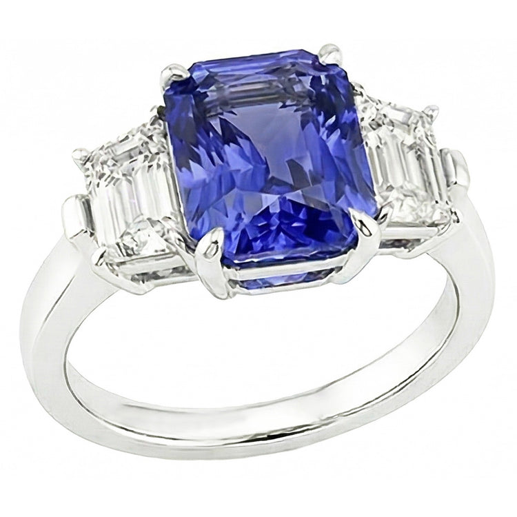 Bague Saphir Naturel 3 Carats