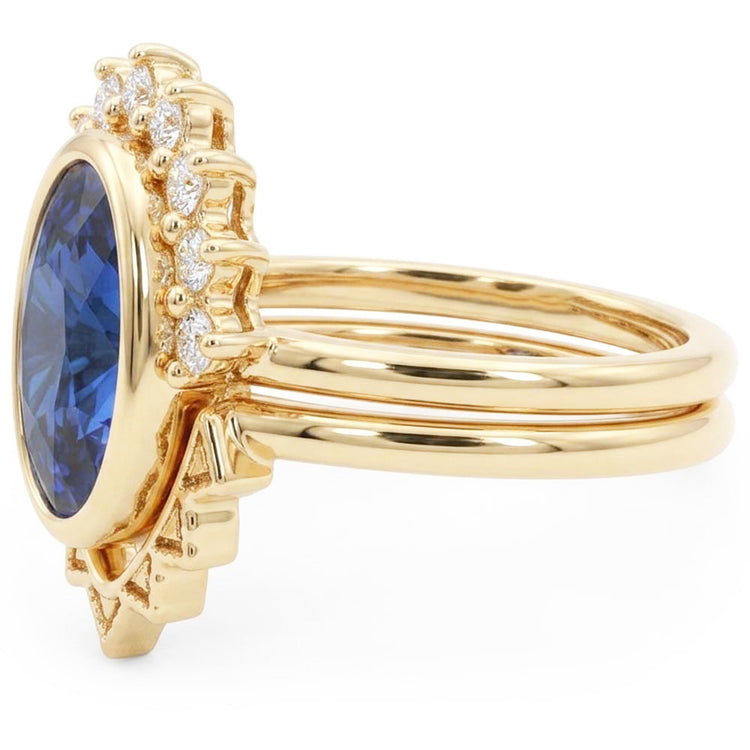 Bague Saphir Naturel 3 Carats