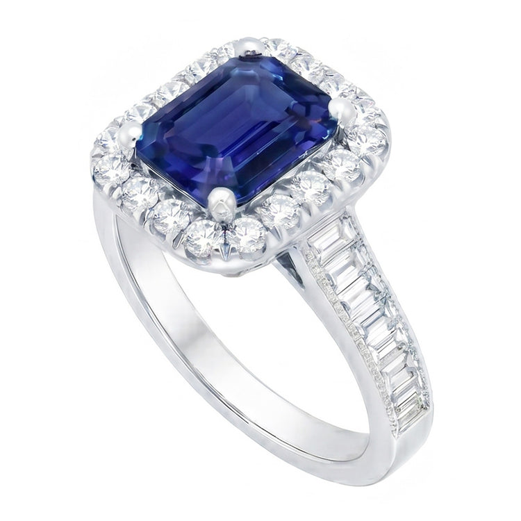 Bague Saphir Naturel 3 Carats