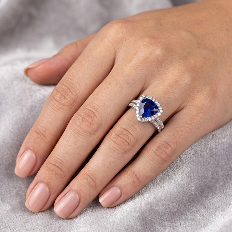 Bague Saphir Naturel 3 Carats