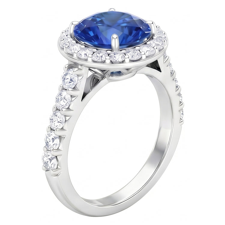 Bague Saphir Naturel 4.25 Carats
