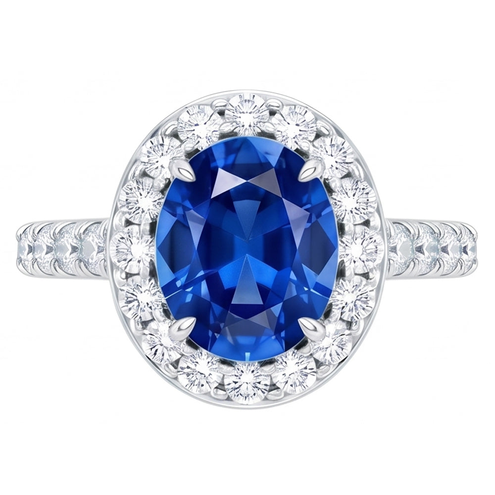 Bague Saphir Naturel 4.25 Carats