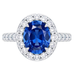 Bague Saphir Naturel 4.25 Carats