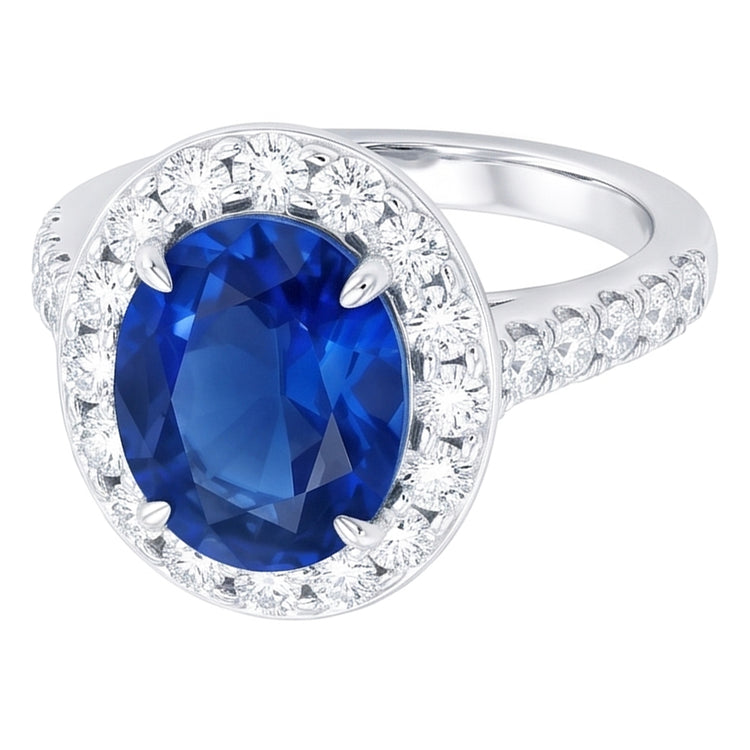 Bague Saphir Naturel 4.25 Carats