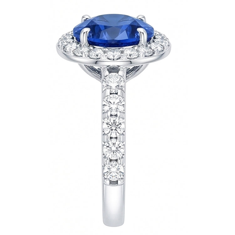 Bague Saphir Naturel 4.25 Carats