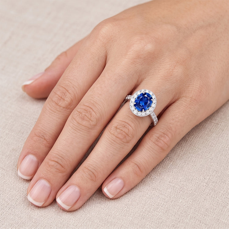 Bague Saphir Naturel 4.25 Carats