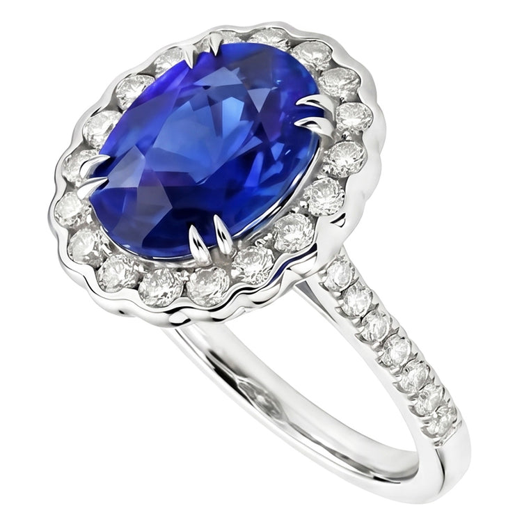 Bague Saphir Naturel 4.30 Carats