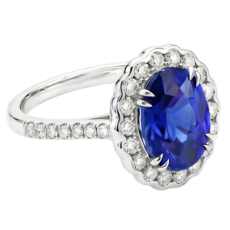 Bague Saphir Naturel 4.30 Carats