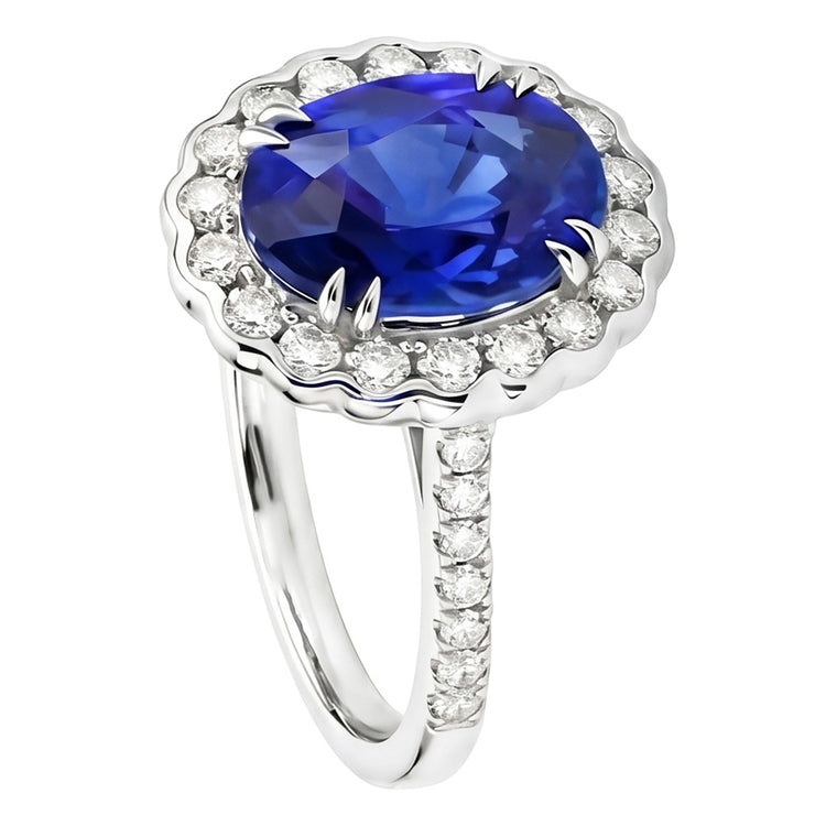 Bague Saphir Naturel 4.30 Carats
