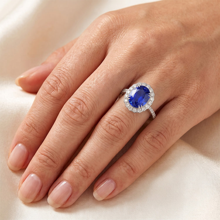 Bague Saphir Naturel 4.30 Carats