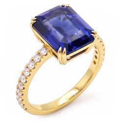 Bague Saphir Naturel 4.50 Carats