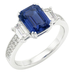 Bague Saphir Naturel 4.50 Carats