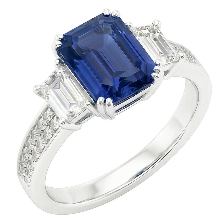 Bague Saphir Naturel 4.50 Carats