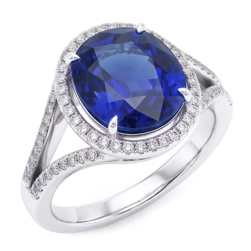 Bague Saphir Naturel 4.50 Carats