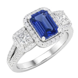 Bague Saphir Naturel 4.50 Carats