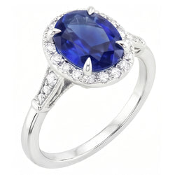Bague Saphir Naturel 4.50 Carats