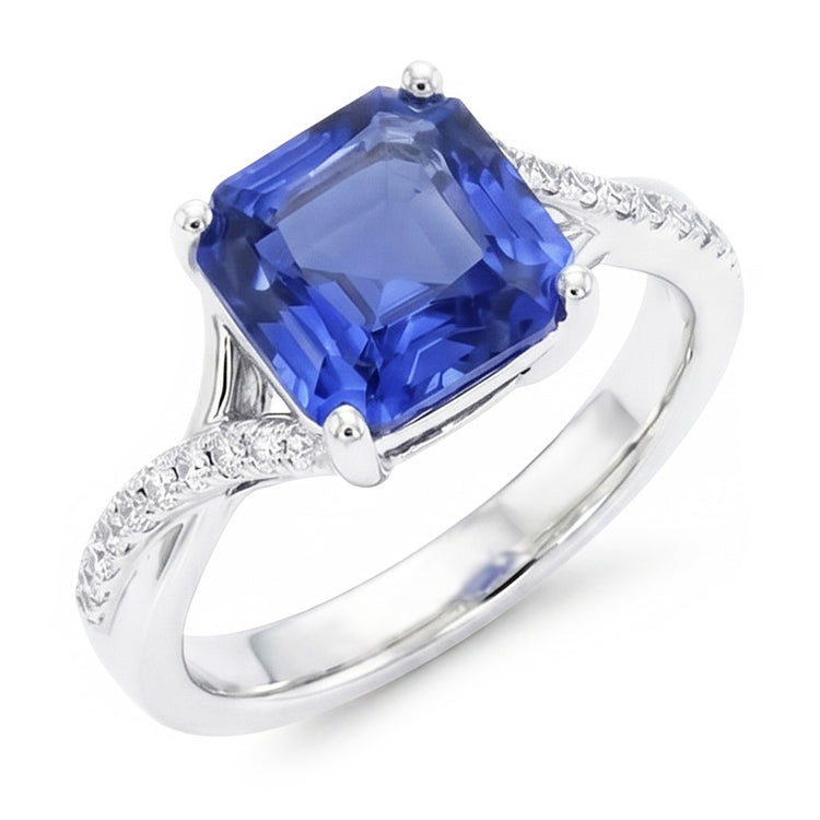 Bague Saphir Naturel 4.50 Carats