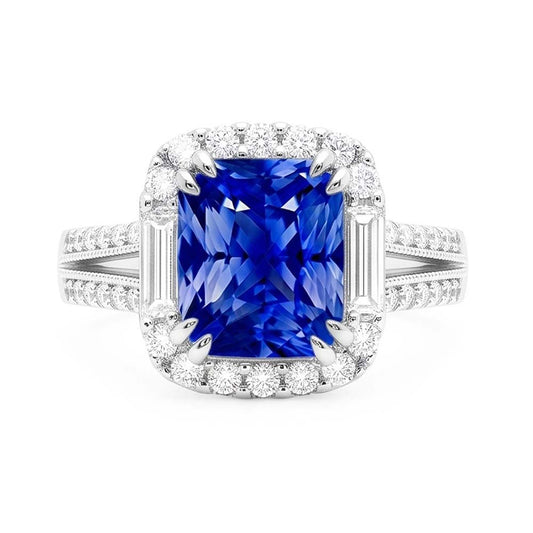 Bague Saphir Naturel 4.50 Carats