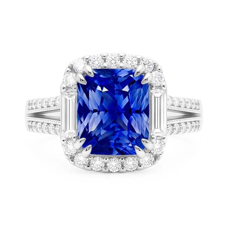 Bague Saphir Naturel 4.50 Carats