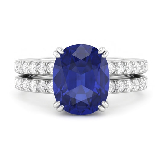 Bague Saphir Naturel 4.50 Carats