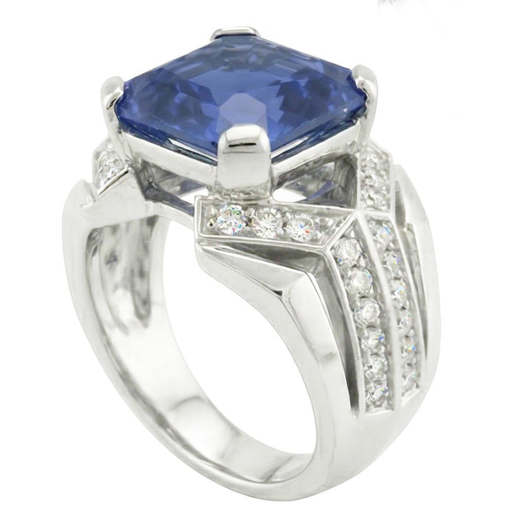 Bague Saphir Naturel 4.50 Carats