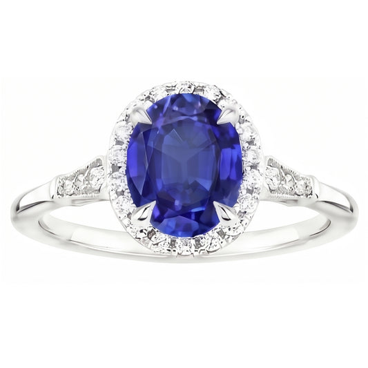 Bague Saphir Naturel 4.50 Carats