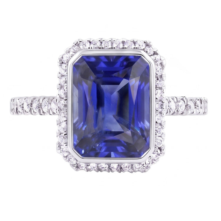 Bague Saphir Naturel 4.50 Carats