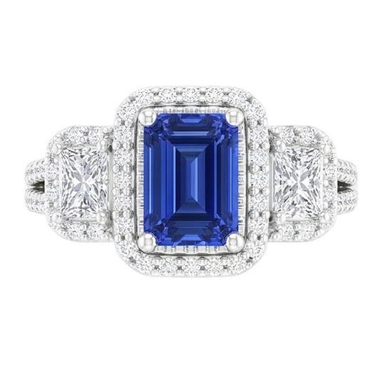 Bague Saphir Naturel 4.50 Carats