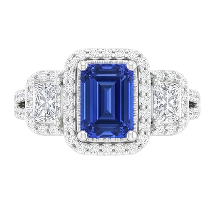 Bague Saphir Naturel 4.50 Carats
