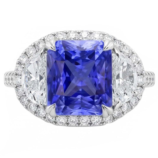 Bague Saphir Naturel 4.50 Carats