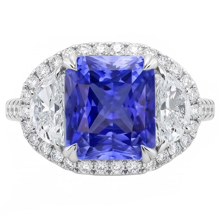 Bague Saphir Naturel 4.50 Carats
