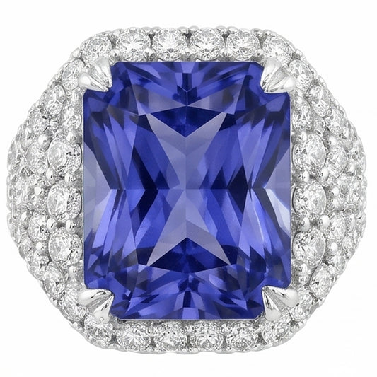 Bague Saphir Naturel 4.50 Carats