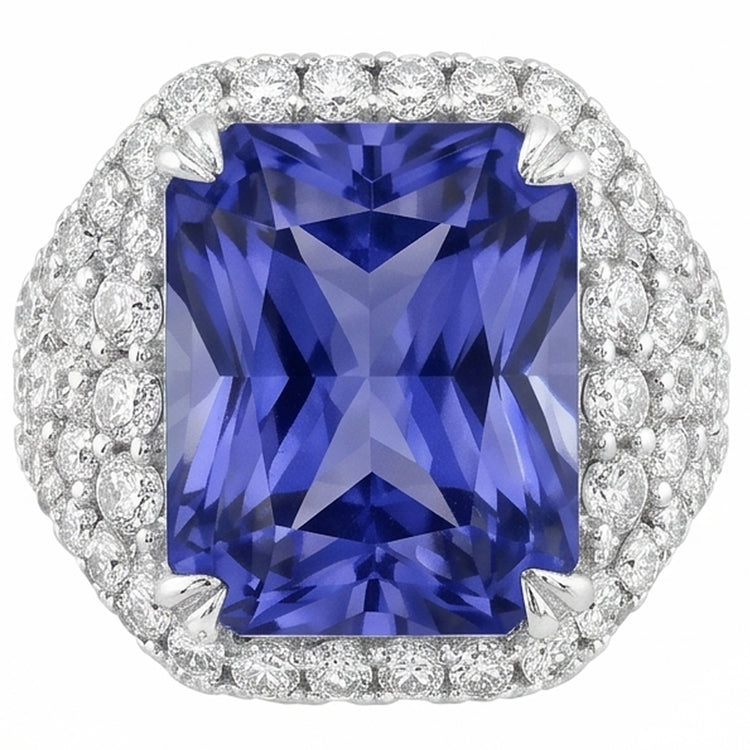 Bague Saphir Naturel 4.50 Carats