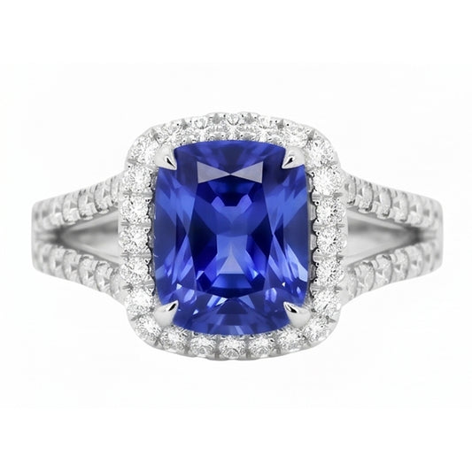 Bague Saphir Naturel 4.50 Carats