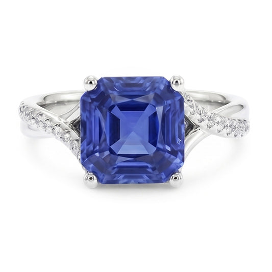 Bague Saphir Naturel 4.50 Carats