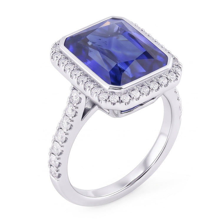 Bague Saphir Naturel 4.50 Carats