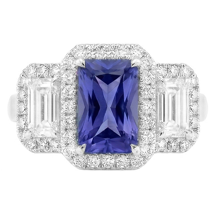 Bague Saphir Naturel 4.50 Carats