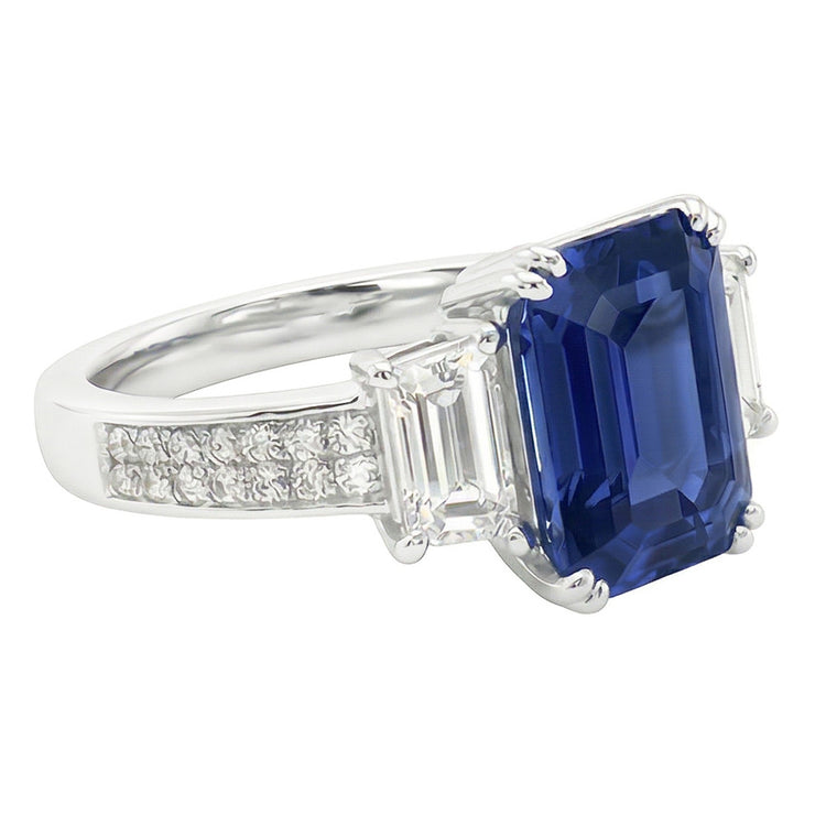 Bague Saphir Naturel 4.50 Carats