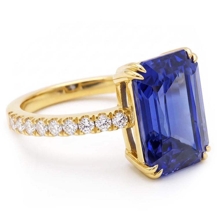 Bague Saphir Naturel 4.50 Carats