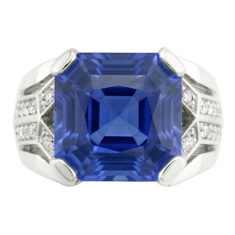 Bague Saphir Naturel 4.50 Carats