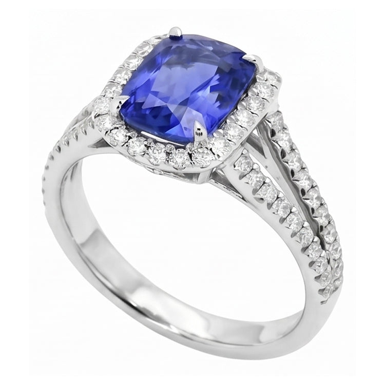 Bague Saphir Naturel 4.50 Carats