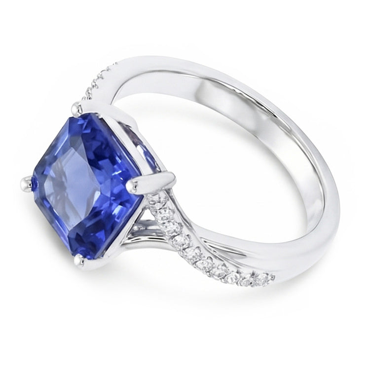 Bague Saphir Naturel 4.50 Carats