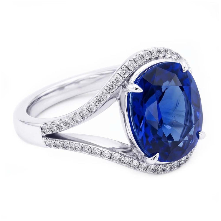 Bague Saphir Naturel 4.50 Carats