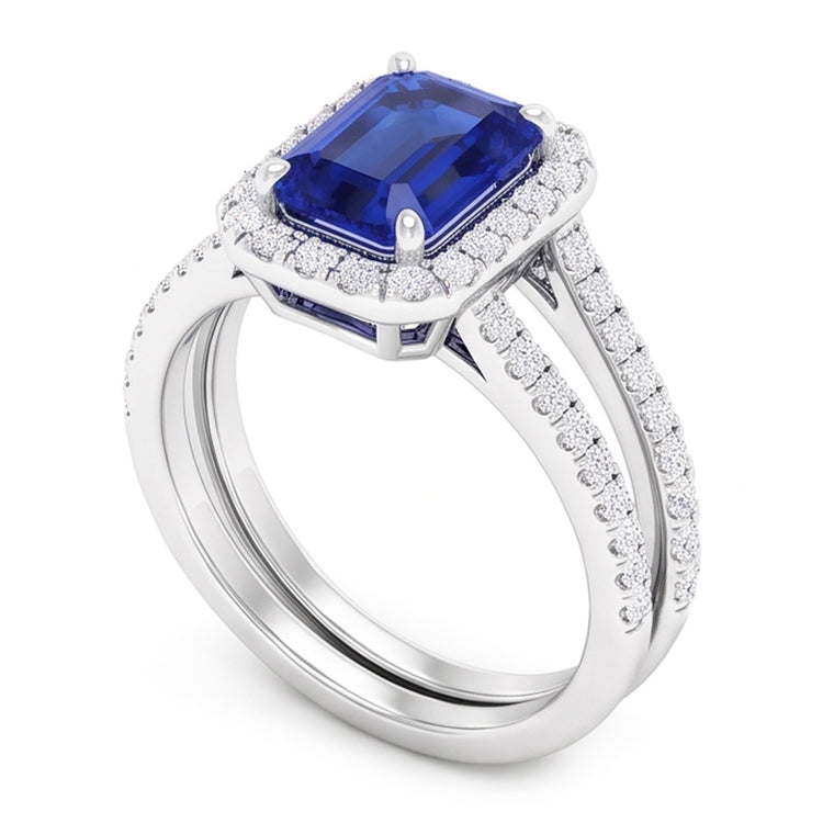 Bague Saphir Naturel 4.50 Carats