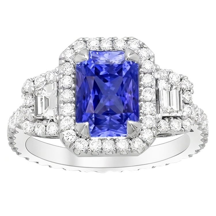 Bague Saphir Naturel 4.50 Carats