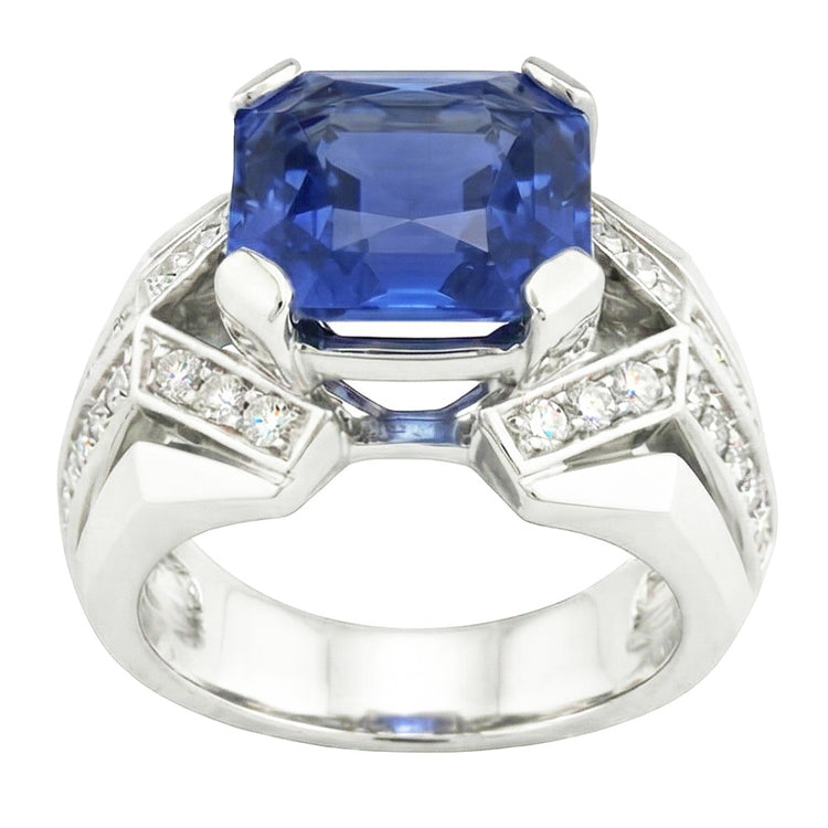 Bague Saphir Naturel 4.50 Carats