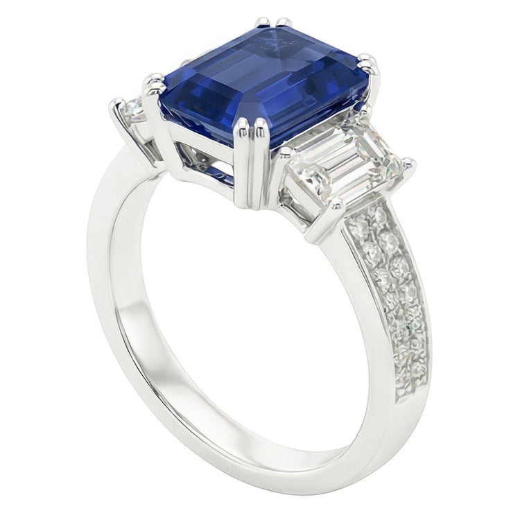 Bague Saphir Naturel 4.50 Carats