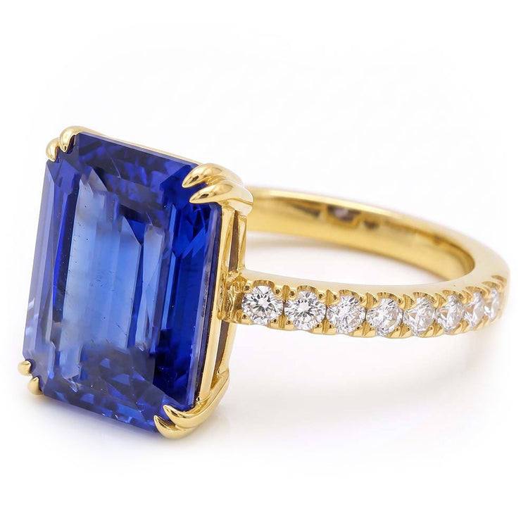 Bague Saphir Naturel 4.50 Carats