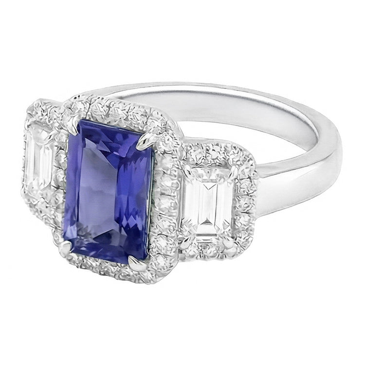 Bague Saphir Naturel 4.50 Carats